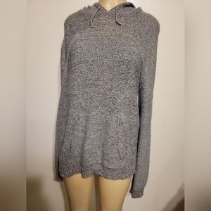 AEROPOSTALE GREY Sweater Pockets Medium Soft Oversized Cozy Winter